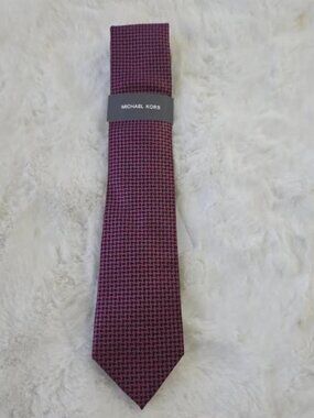 Michael Kors Mens Breslin Link Tie Rose ONE SIZE